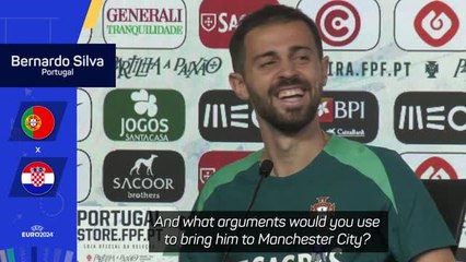 Download Video: Silva urges Guardiola to splash cash on Joao Neves