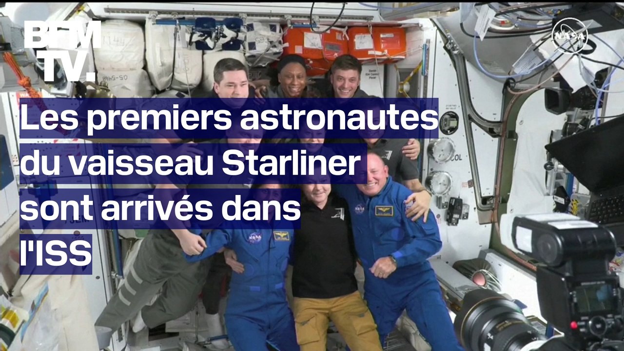 Les premiers astronautes du vaisseau Starliner...