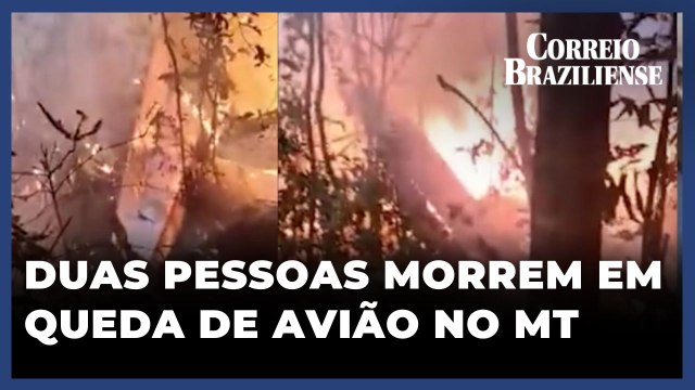 DUAS PESSOAS MORREM EM QUEDA DE AVIÃO NO MATO GROSSO