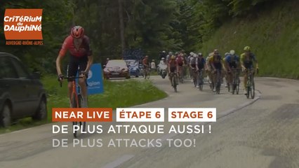 De Plus attacks too! - Stage 6 - Critérium du Dauphiné 2024