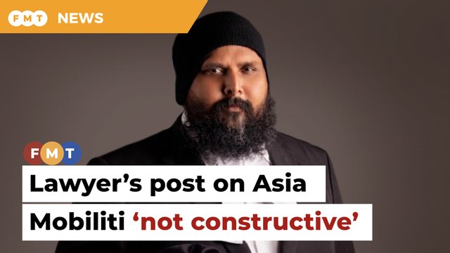 MCMC says lawyer’s post on Asia Mobiliti was ‘not constructive’