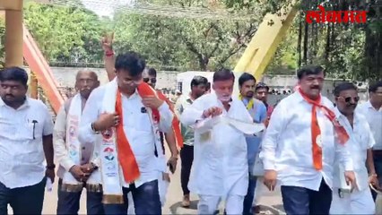 नाशिक विभाग मतदार संघाच्या उमेदवारी अर्ज भरण्याचा आजचा शेवटचा दिवस तुफान राडा..