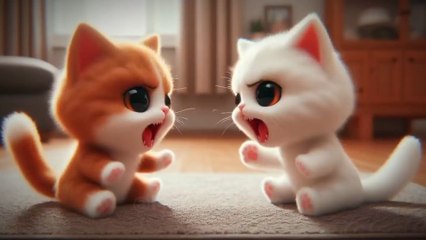 Cat love story cat angry with wife 