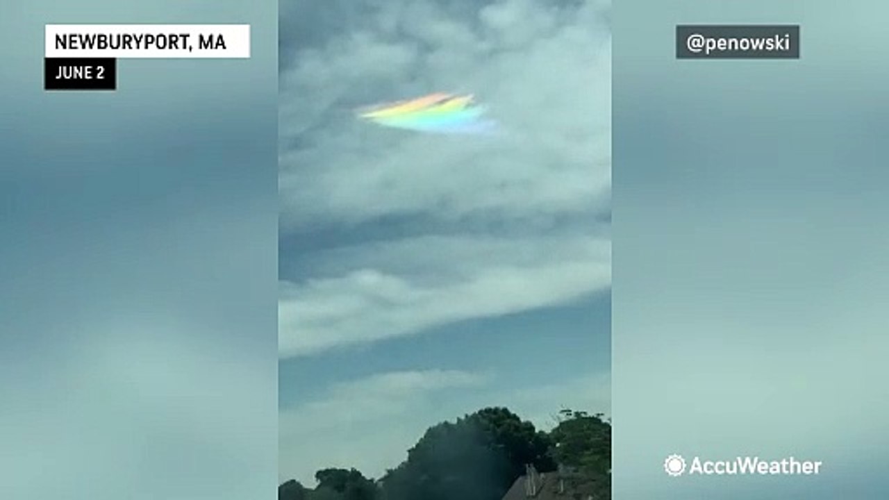 Fire Rainbow over Massachusetts