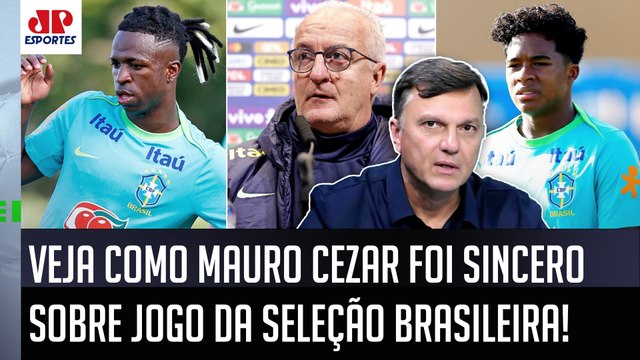 PELO AMOR DE DEUS! VOU TE CONTAR, cara! NÃO DÁ! A Seleção Brasileira... Mauro Cezar É SINCERO!