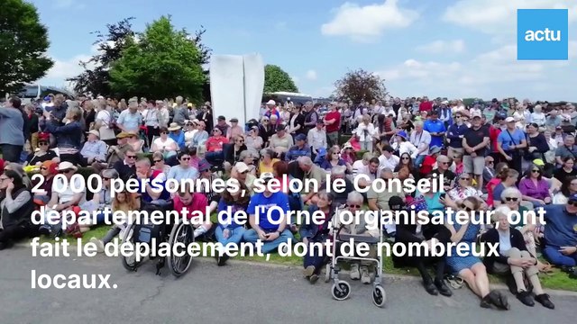 Un 6 juin en fanfares américaines au mémorial de Montormel, le jour du 80e anniversaire du D-Day