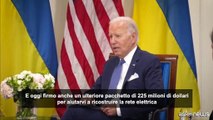 Ucraina, Biden annuncia nuovo pacchetto aiuti per 225 milioni dollari