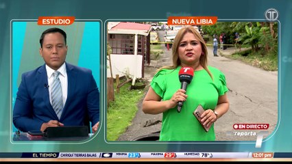 Se hunde calle en Nueva Libia por deslizamiento de tierra, dos viviendas podrían colapsar