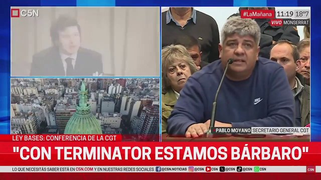 Pablo Moyano: calificó al jefe de Estado como “el hazmerreír del mundo”