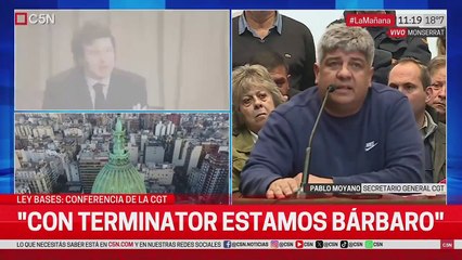 Pablo Moyano: calificó al jefe de Estado como “el hazmerreír del mundo”
