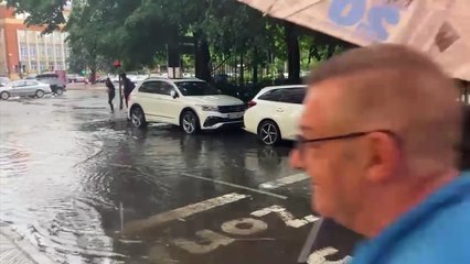 Las calles de León, pasadas por agua