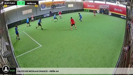 Faute de Nicolas CHASCO - PEÑA 64