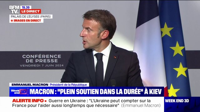 Ukraine: Emmanuel Macron veut tenter d'obtenir le lancement effectif des négociations d'adhésion [à l'UE] d'ici la fin du mois