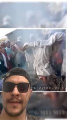 ميت يعود للحياة اثناء حرقه في الهند