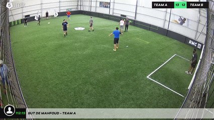 But de Mahfoud - Team A