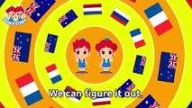 Similar Flags Learn the Flags Which One is Which Explore World Songs for Kids JunyTony