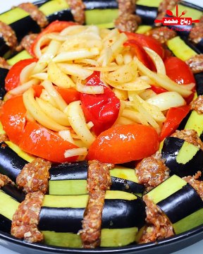 اطيب صينية كباب مع الباذنجان لذيذة وشهية وسهلة التحضير مع رباح محمد