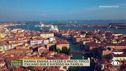 Mamma ensina prato típico italiano |Melhor da Tarde