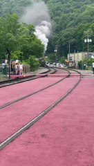 Train coming in railway station