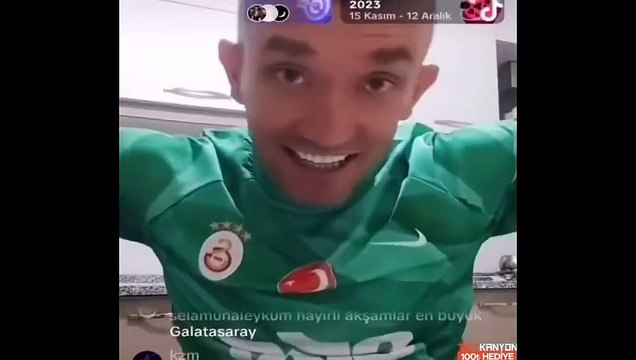 Muslera'ya benzediği için TikTok'ta canlı yayın açıp para kazandı!
