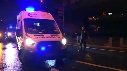 Araçlara çarpmasına ve patlak lastiğe aldırış etmedi. Takla atınca yakalandı