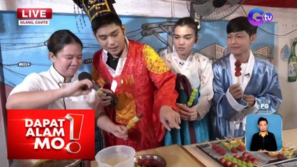 Paggawa ng Korean tanghulu kasama si Ka-#CopyFace Song Joong Ki | Dapat Alam Mo!