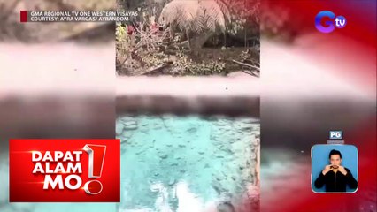 Bukal sa Negros Occidental, nagkulay asul dahil sa volcanic ash (June 7, 2024) | Dapat Alam Mo!