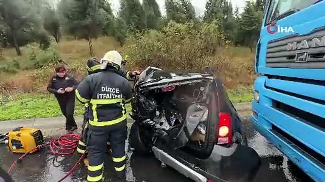 TEM'de zincirleme kaza. 3’ü çocuk 7 yaralı