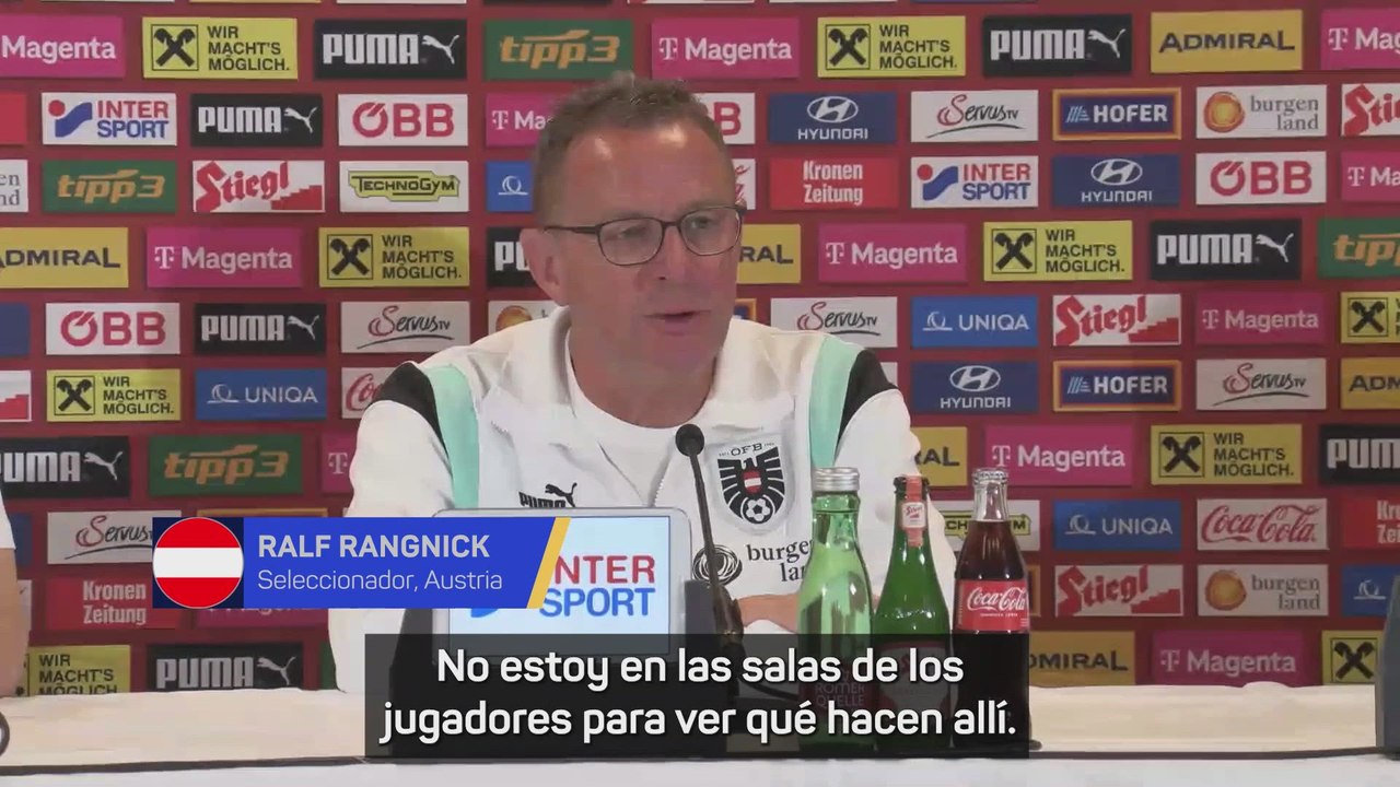 Rangnick, sobre la prohibición de jugar a la Playstation de los italianos: "No soy un gran admirador de eso"