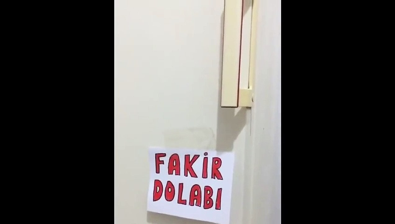 "Fakir Dolabı" videosu gündem oldu