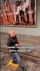 Metroda büyük panik: Yolcu bir anda raylara atladı