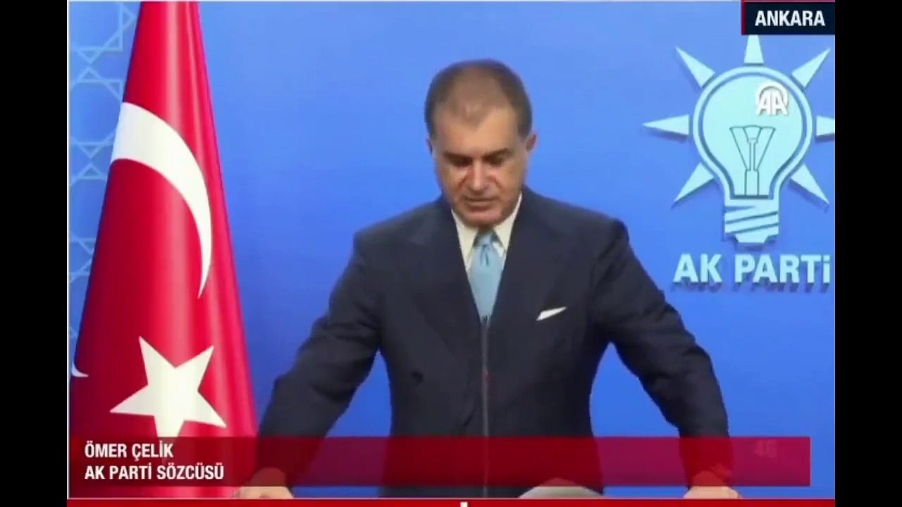 AKP sözcüsü Ömer Çelik apar topar yayını bıraktı. 'Arkadaşlar ara  vermemiz lazım'