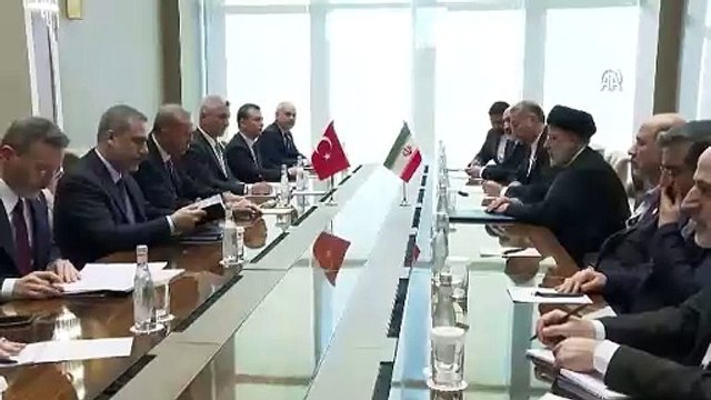 Erdoğan, İran Cumhurbaşkanı Reisi ile görüştü