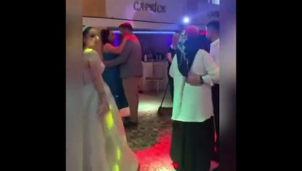 Damat, gelini ortada bıraktı