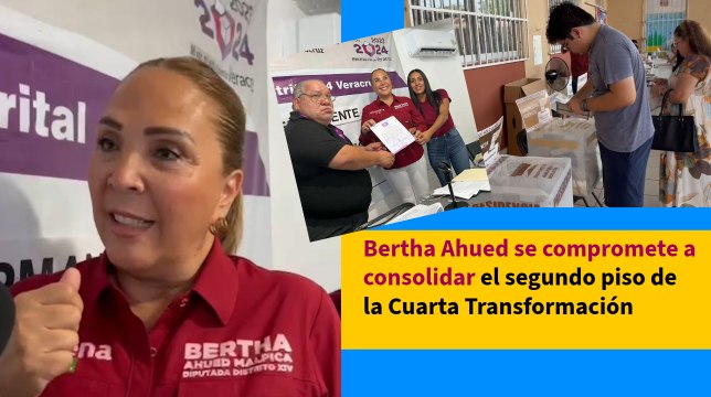Bertha Ahued se compromete a consolidar el segundo piso de la Cuarta Transformación