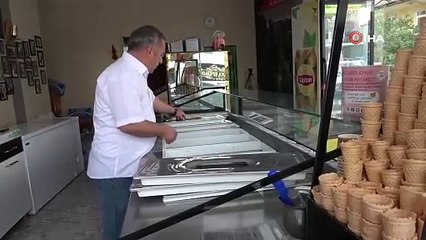 Bu da patatesli dondurma. Yemeği, kızartması, haşlaması derken şimdi de dondurması yapıldı