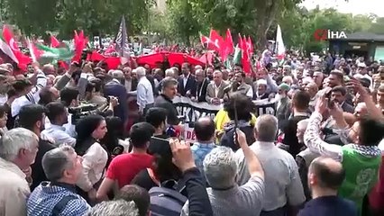 Şanlıurfa’da Filistin için yürüyüş düzenlendi