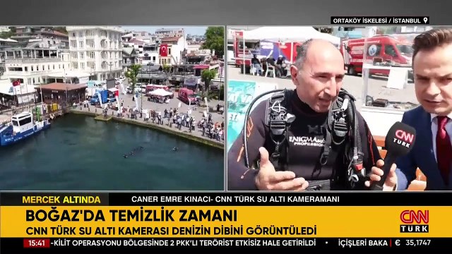 Boğaz'da temizlik zamanı! CNN TÜRK su altı kamerası denizin dibini görüntüledi