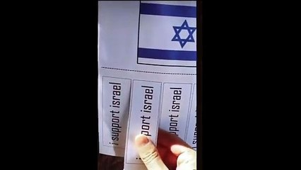 Yurt dışında yapılan farklı bir İsrail protestosu: "Masum bir bebeği öldürdün"