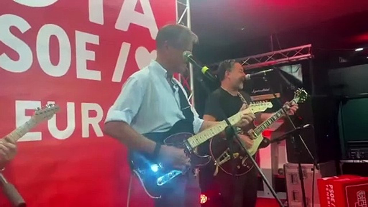 Cierre de campaña del PSOE en Canarias