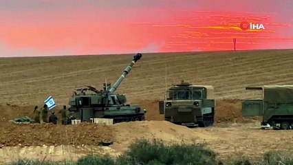 İsrail topçusu Gazze’ye ateş kustu. O anlar kameralara anbean yansıdı