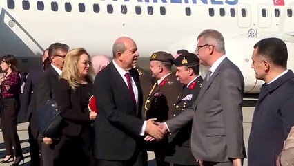 KKTC Cumhurbaşkanı Ersin Tatar Azerbaycan'a geldi