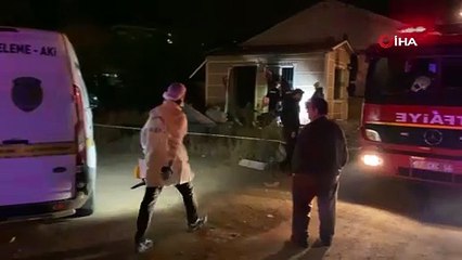 Konya'da prefabrik evde yangın: 1 ölü