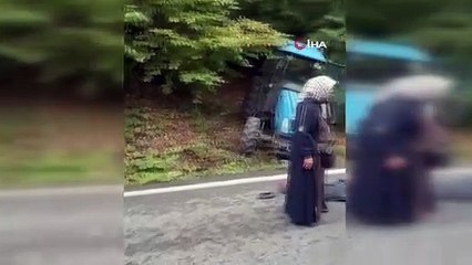 Traktör kazası can aldı