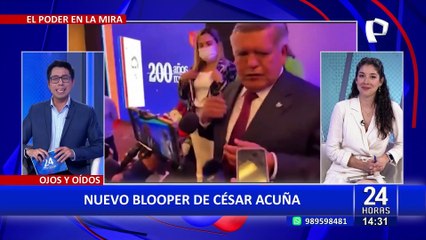 Acuña y un nuevo "blooper": "Ingresé a la universidad porque dios quiso que ingrese"