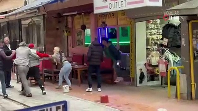 Şehrin göbeğinde baltalı kavga