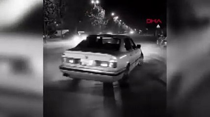 Tuzla'da drift yapan sürücüye ceza yağdı