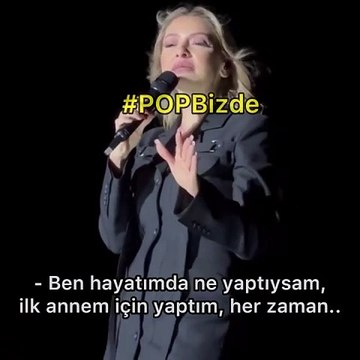 Hadise sahnede hüngür hüngür ağladı