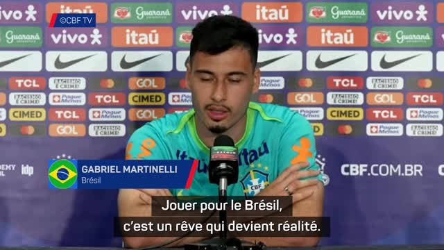 Brésil - Martinelli : Jouer pour la Seleção, c'est un rêve qui devient réalité