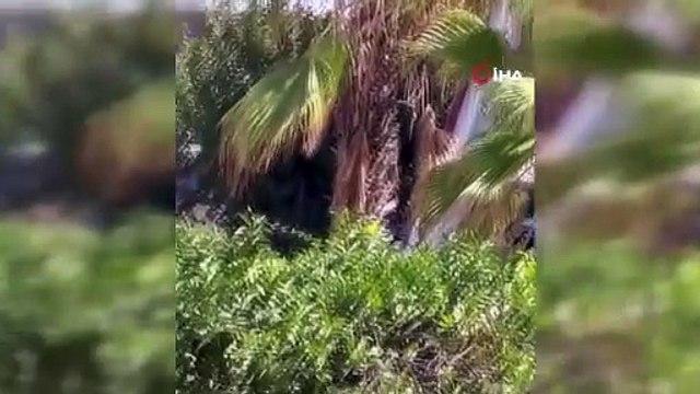 Kepçe kırıldı işçiler havada asılı kaldı. Ölüm kalım savaşı verdiler